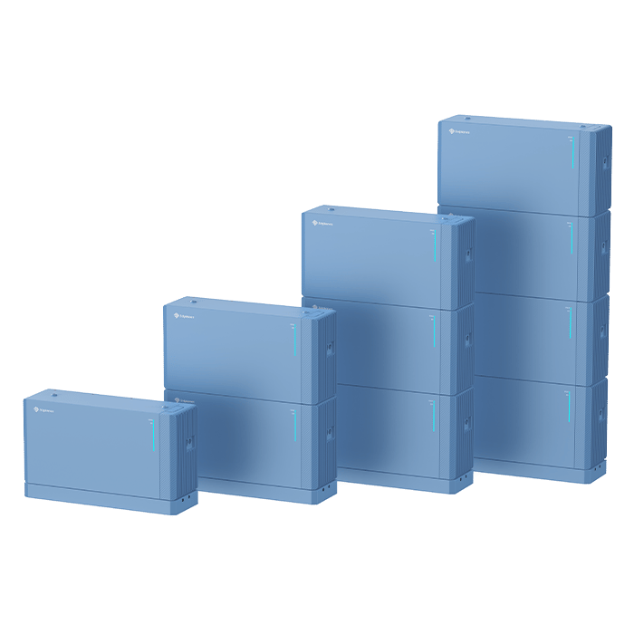 Batteries stacked Batteries stacked